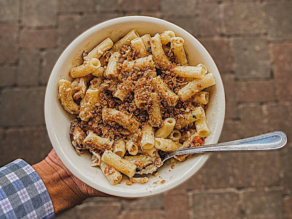 Fried Chicken Mac & Cheese at the Roadhouse.