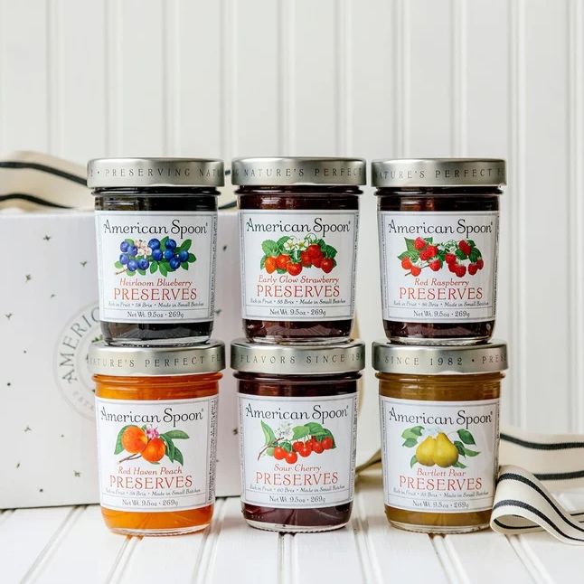 Happily Making a Jamwich at Your House American spoon preserves