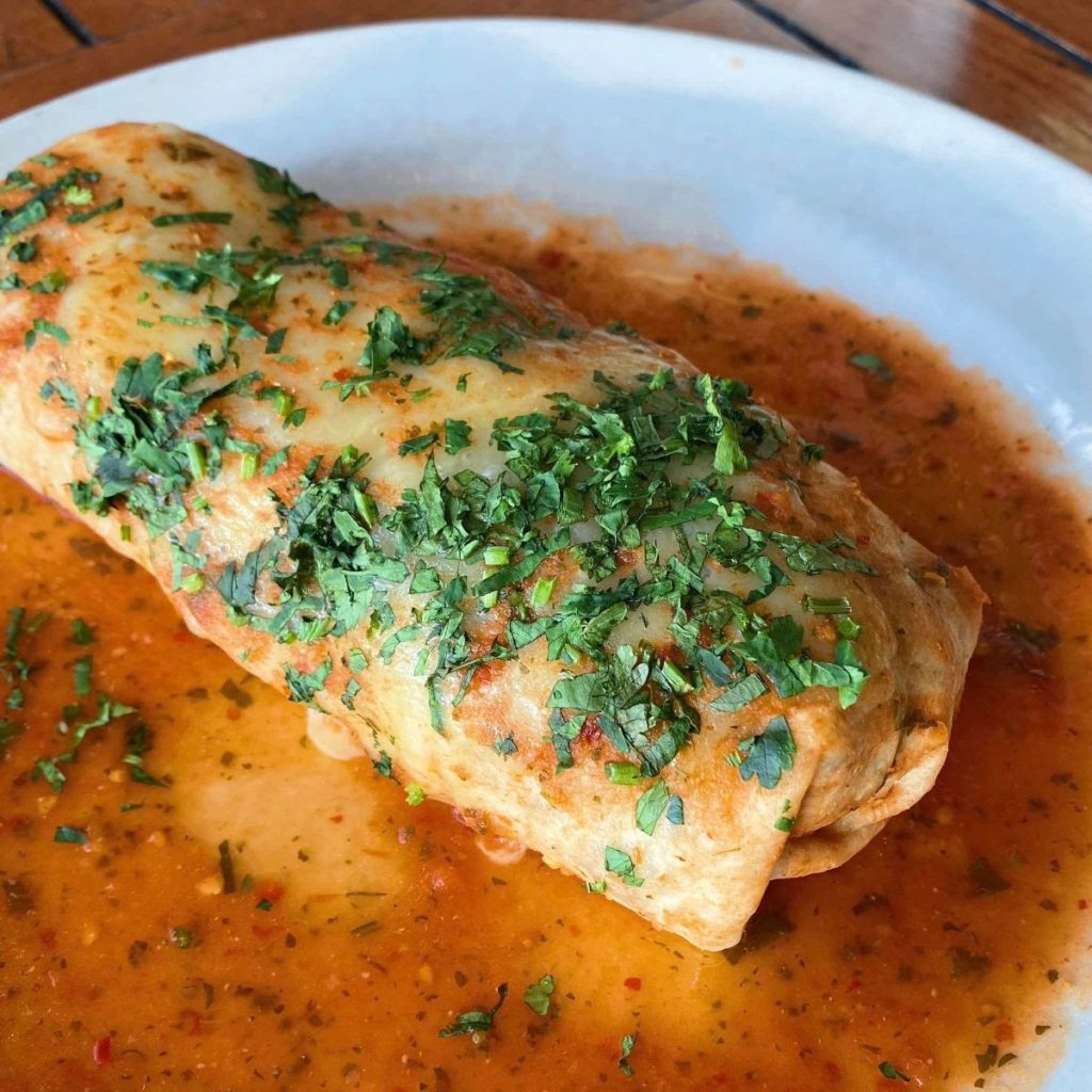 Smothered Burrito from the Roadhouse