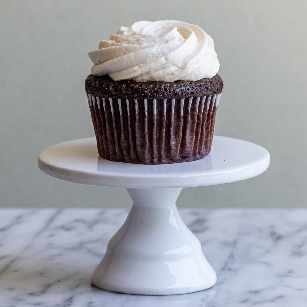 Vegan Chocolate Cupcake with Ermine Frosting