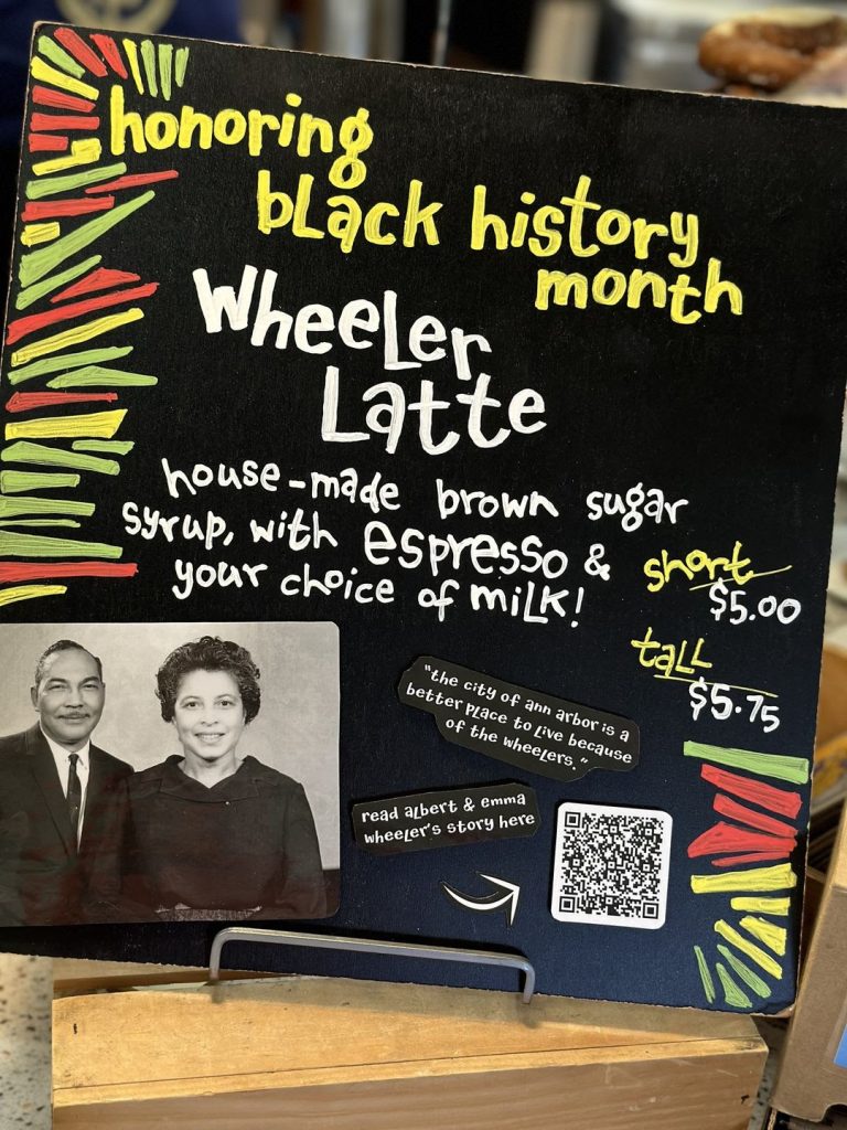 Sign Advertising Wheeler Latte